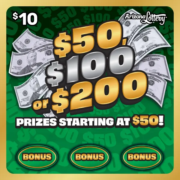 Teaser image of $50, $100, or $200 with price $10